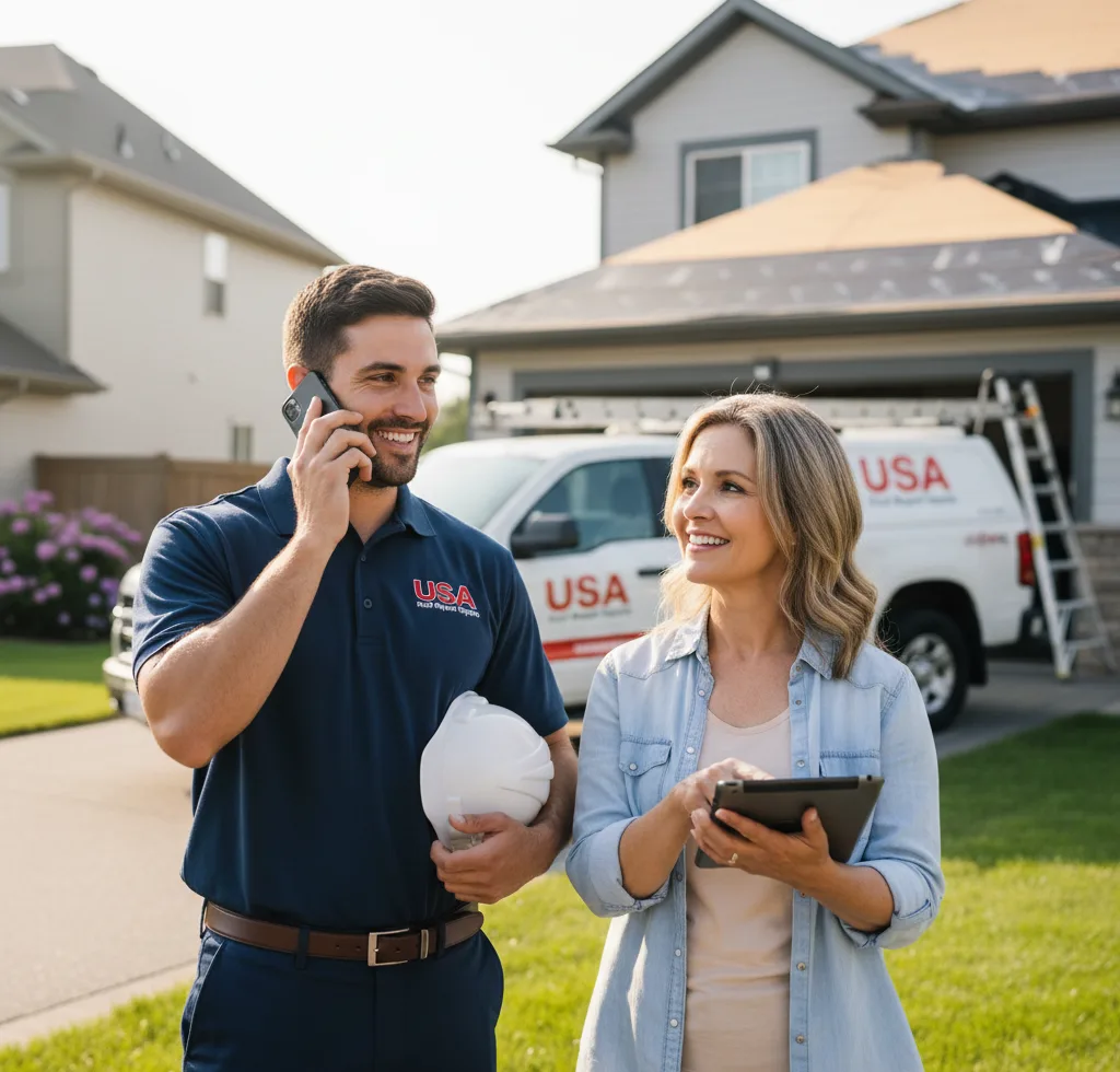 USA Roof Repair Experts customer support in Albert Lea